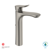 TOTO GO 1.2 GPM Single Handle Vessel Bathroom Sink Faucet with COMFORT GLIDE Technology, Brushed Nickel - TLG01307U#BN