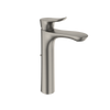 TOTO GO 1.2 GPM Single Handle Vessel Bathroom Sink Faucet with COMFORT GLIDE Technology, Brushed Nickel - TLG01307U#BN