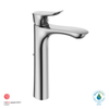 TOTO GO 1.2 GPM Single Handle Vessel Bathroom Sink Faucet with COMFORT GLIDE Technology, Polished Chrome - TLG01307U#CP