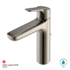 TOTO GS 1.2 GPM Single Handle Semi-Vessel Bathroom Sink Faucet with COMFORT GLIDE Technology, Brushed Nickel - TLG03303U#BN