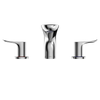 Toto GO Two-Handle Deck-Mount Roman Tub Filler Trim, Polished Chrome - TBG01201U#CP