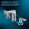 Toto LB Two Handle Widespread 1.2 GPM Bathroom Sink Faucet, Polished Chrome - TLS01201U#CP