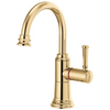 Brizo Rook Instant Hot Faucet with Arc Spout in Polished Gold Finish - 61374LF-H-PG