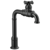 Delta Broderick True Bar Kitchen Faucet in Matte Black Finish - 1990LFC-BL