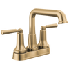 Delta Saylor Two Handle Centerset Bathroom Faucet with Metal Drain & Pop Up in Champagne Bronze Finish - 2536-CZMPU-DST