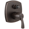 Delta Stryke 14 Series Integrated Diverter Trim with Six Function Diverter Less Diverter Handle in Venetian Bronze Finish - T24976-RBLHP