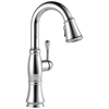 Delta Cassidy Single Handle Pull Down Bar/Prep Faucet in Lumicoat Chrome Finish - 9997-PR-DST