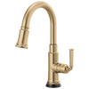 Brizo Rook SmartTouch Pull-Down Prep Kitchen Faucet in Luxe Gold Finish - 64974LF-GL