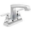 Delta Ashlyn Two Handle Centerset Bathroom Faucet with Metal Drain & Pop Up in Chrome Finish - 2564-MPU-DST
