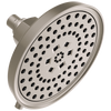 Brizo Invari H2OKinetic Round Multi-Function Showerhead in Luxe Nickel Finish - 87476-NK