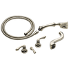 Brizo Charlotte T70385-PNCO Two-Handle Tub Filler Trim Kit Cocoa Bronze and Polished Nickel