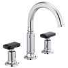 Brizo Invari Widespread Lavatory Faucet with Arc Spout - Less Handles 1.5 GPM in Chrome Finish - 65376LF-PCLHP