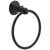Delta Ashlyn Towel Ring in Matte Black Finish - 76446-BL