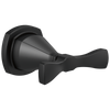 Delta Stryke Double Robe Hook in Matte Black Finish - 77638-BL