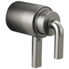 Brizo Litze TempAssure Thermostatic Valve Trim Notch Lever Handle Kit in Luxe Steel Finish - HL6039-SL