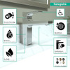 Hansgrohe Metropol 1.2 GPM Single Hole Bathroom Faucet with Pop-Up Drain