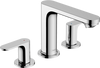 Hansgrohe Rebris S 1.2 GPM Widespread Bathroom Faucet with Pop-Up Drain - Chrome