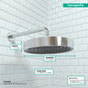 Hansgrohe Rainfinity 2.5 GPM Single Function Rain Shower Head