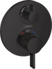 Hansgrohe Ecostat S Thermostatic Trim with Volume Control & Diverter for 2 Functions - Matte Black