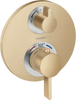 Hansgrohe Ecostat S Thermostatic Trim with Volume Control for 1 Function - Brushed Bronze