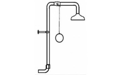 Outdoor Shower Company CAPHBWS4122316 WALL MOUNT HOSE Faucet WITH