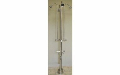 Outdoor Shower Company WMHC445DLX Wall Mount ADA Hot & Cold Shower w