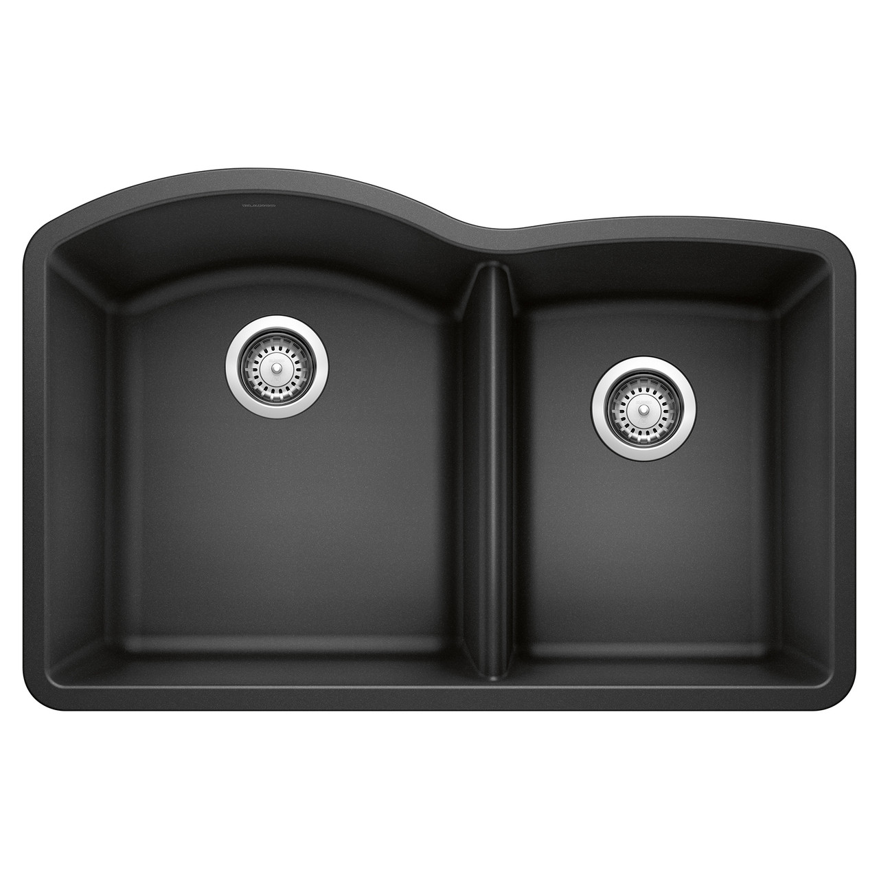 Blanco 440179 Diamond .75 Bowl Silgranit II: Anthracite Undermount ...