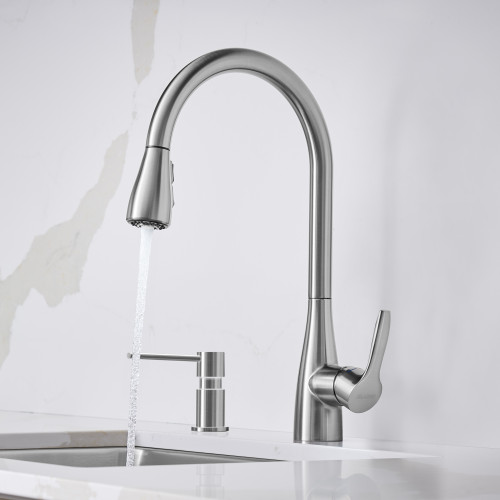 Blanco 442208 Atura Faucet with Pull-Down Spray 1.5gpm - Stainless Blanco 442208 Atura Faucet with Pull-Down Spray 1.5gpm - Stainless