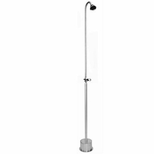 Outdoor Shower Company PS-900-ADA Free Standing ADA Cold Water Shower