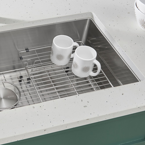 Blanco 231608 Stainless Steel Multi-Level Sink Grid (fits Quatrus Super Single Bowls)