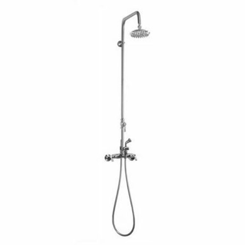 Outdoor Shower Company WMHC-445-DLX Wall Mount ADA Hot & Cold Shower w/Hand Spray