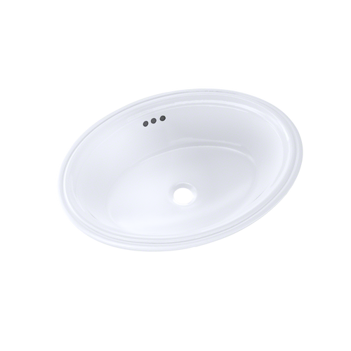 Toto LT643#01 Dartmouth 17-1/4" x 12-7/8" Oval Undermount Bathroom Sink: Cotton White