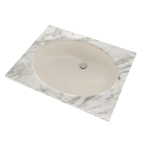 Toto LT597G#12 Dantesca Oval Undermount Bathroom Sink with CeFiONtect: Sedona Beige Toto LT597G#12 Dantesca Oval Undermount Bathroom Sink with CeFiONtect: Sedona Beige
