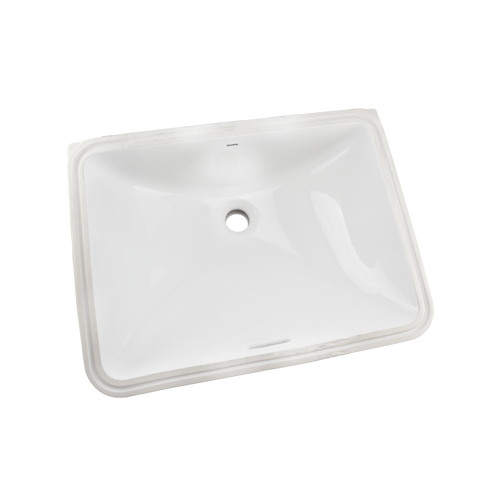 TOTO 20" Rectangular Undermount Bathroom Sink with CeFiONtect - Cotton White - LT535G#01