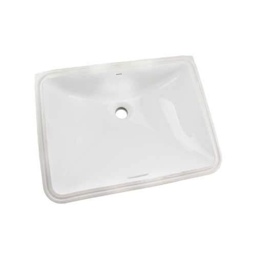 TOTO 20" Rectangular Undermount Bathroom Sink with CeFiONtect - Cotton White - LT535G#01