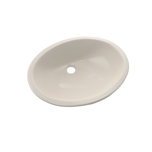 TOTO LT579G#12 Rendezvous Oval Undermount Bathroom Sink with CeFiONtect: Sedona Beige