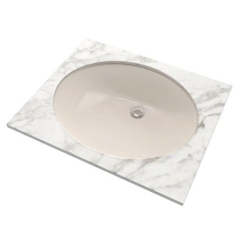 Toto LT579G#12 Rendezvous Oval Undermount Bathroom Sink with CeFiONtect: Sedona Beige Toto LT579G#12 Rendezvous Oval Undermount Bathroom Sink with CeFiONtect: Sedona Beige