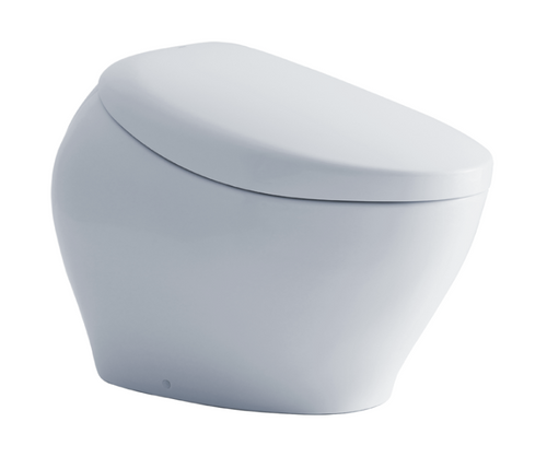 TOTO MS900CUMFG#01 NEOREST NX1 Dual Flush 1.0 or 0.8 GPF Toilet with Integrated Bidet Seat and EWATER+: Cotton White
