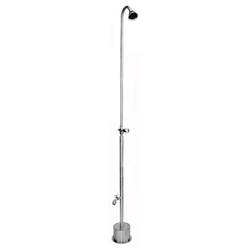 Outdoor Shower Company PS-1000-ADA Free Standing ADA Cold Water Shower w/Hose Faucet