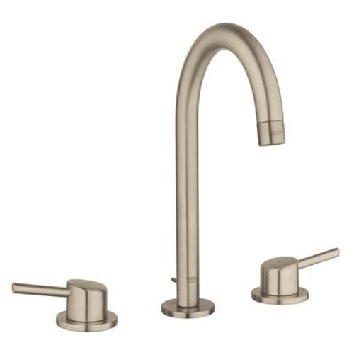 Grohe 2029400A Eurosmart New 8 in. Widespread 2-Handle 3-Hole Bathroom Faucet Chrome
