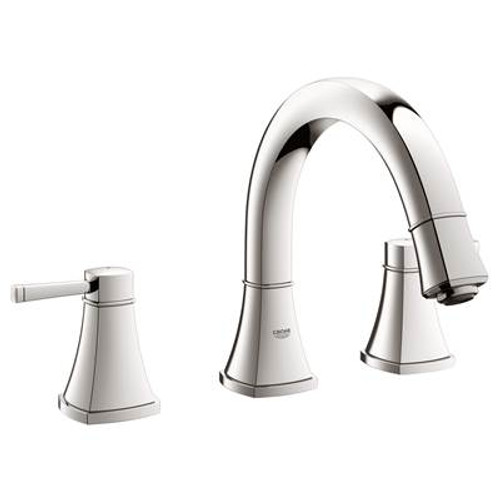 Grohe 25154EN0 Grandera Roman Tub Filler With Personal Hand Shower Brushed Nickel