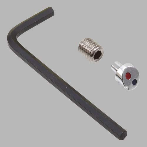 Delta Linden RP62776 Handle Set Screw & Button in Chrome Finish