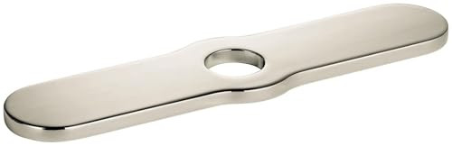 Hansgrohe 04797830 Joleena Base Plate for Single-Hole Kitchen Faucets, 10" in Polished Nickel