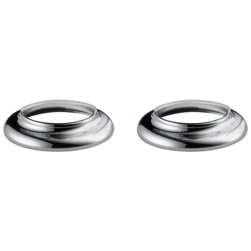 Delta Windemere RP62151 Handle Bases & Gaskets (2) in Chrome Finish
