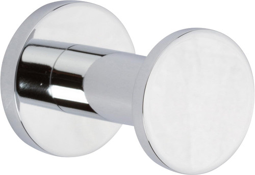 Ginger 4610/PN Kubic Single Robe Hook, Plain Rosette