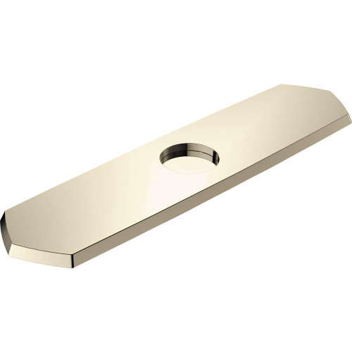 Hansgrohe 04856830 Locarno Base Plate for Single-Hole Kitchen Faucets, 10" in Polished Nickel
