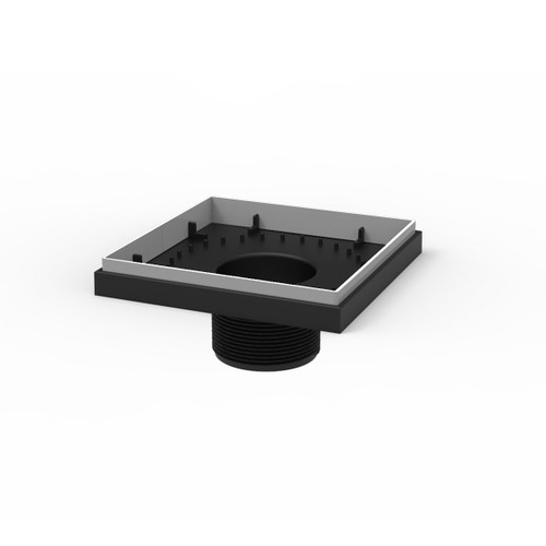 Infinity Drain 5" x 5" TL 52-PS Center Drain Throat: Polished Stainless