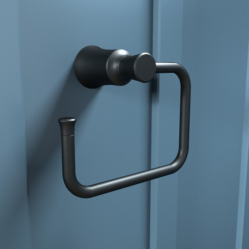 Hansgrohe 04786670 Joleena Towel Ring in Matte Black