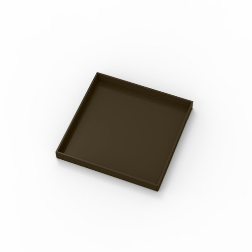 Infinity Drain 5" x 5" LTS 5-ORB Center Drain Decorative Cover: Oil Rubbed Bronze