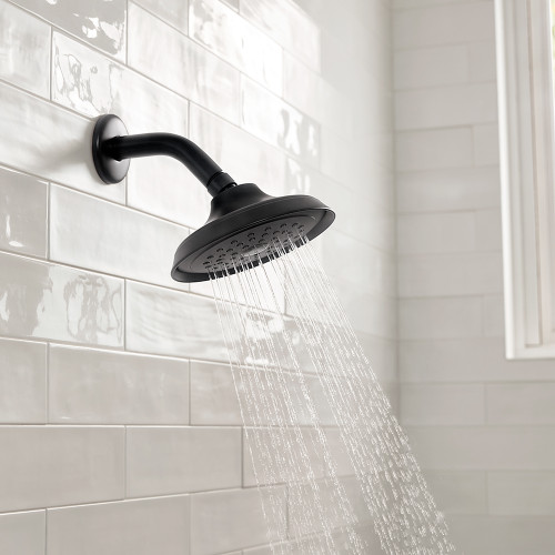 Hansgrohe 04781670 Joleena Shower Head 150 1-Jet, 1.5 GPM in Matte Black